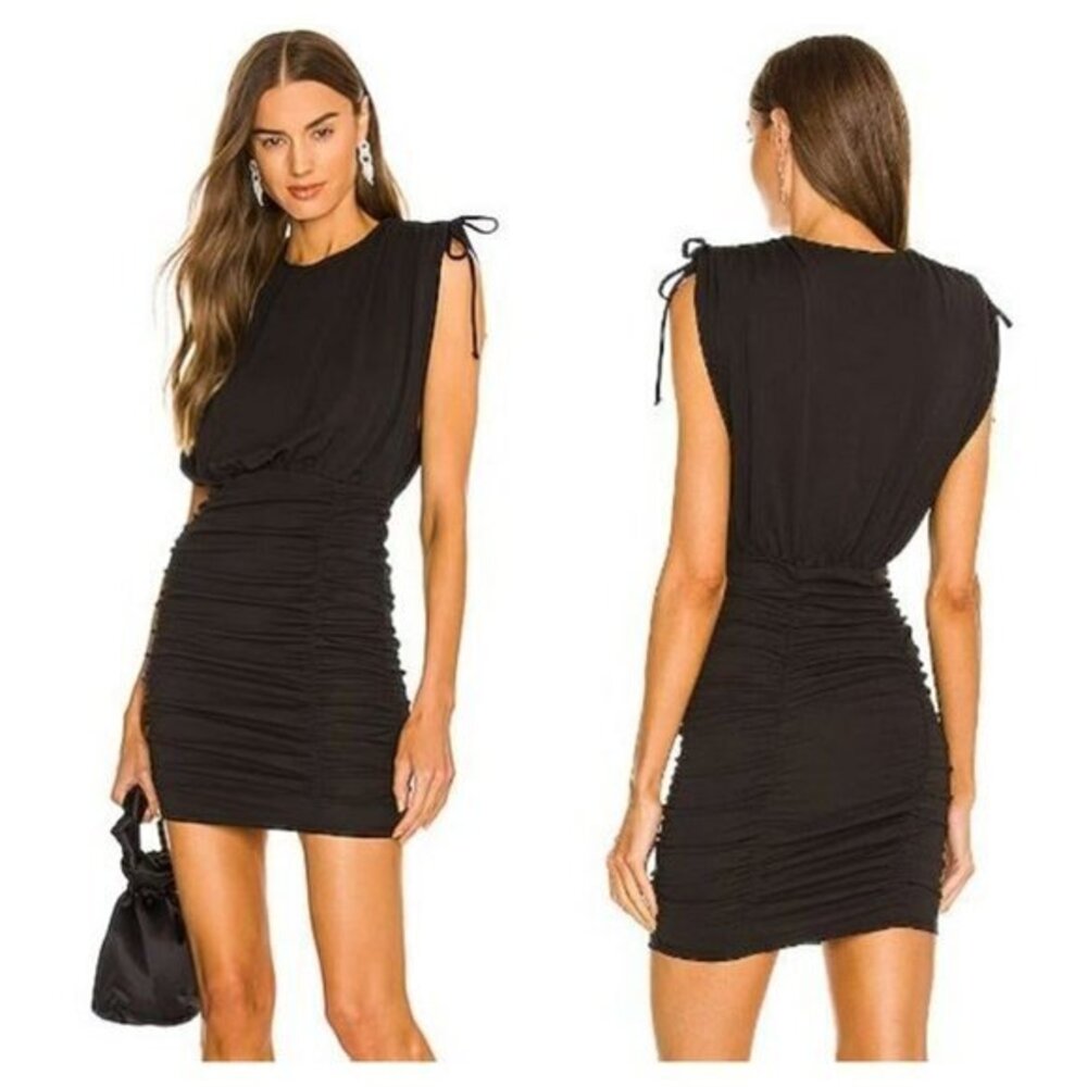 Michael Costello x REVOLVE Kirsten Mini Dress - Black